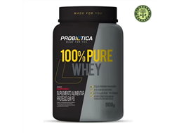 
..::: DESCRIO - 100% Pure Whey Nova Frmula - 900g Morango - Probitica :::..

100% PURE WHEY  o suplemento proteico campeo de vendas Probitica, composto basicamente por protena concentrada do soro do leite (whey protein concentrate), matria-prima elaborada com alta tecnologia e com elevada concentrao de aminocidos. De preparo instantneo, 100% PURE WHEY  indicado para ser tomado antes e/ou aps os exerccios.

..::: COMO TOMAR - 100% Pure Whey Nova Frmula - 900g Morango - Probitica :::..

Modo de Preparo: Para o preparo de uma poro, misture 33g (2 dosadores) do produto em 200mL (1 copo) de sua bebida preferida (gua gelada, leite desnatado, etc).
Recomendao de uso: Utilize de uma a duas pores ao dia, ou conforme orientao de nutricionista ou mdico.