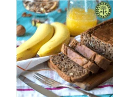 Bolo de Banana com Castanhas Tomilho Fresco