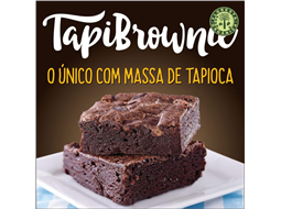 Brownie de massa de tapioca