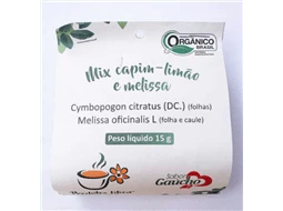Chá mix de Capim Limão e Melissa Orgânico