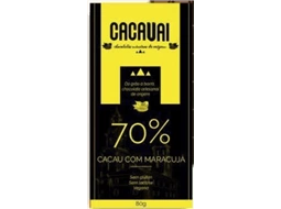 Chocolate Barra de Cacau 70% com maracujá