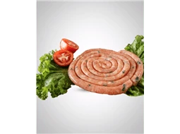Linguia de Frango com alho por